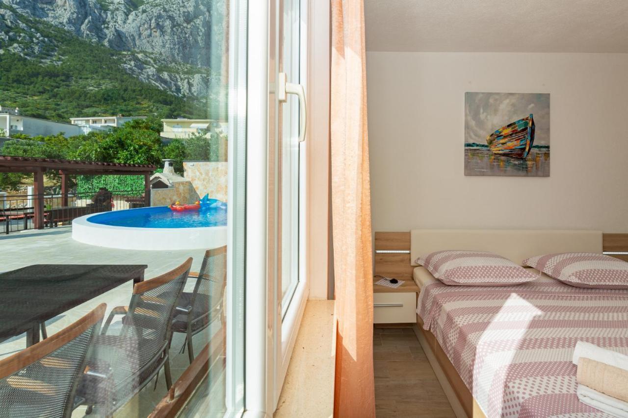 Navis Sea View Apartment With Pool Makarska Esterno foto