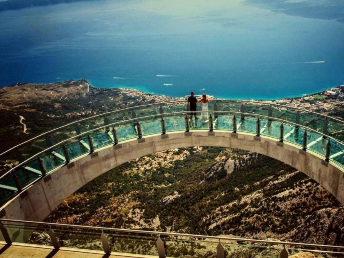Navis Sea View Apartment With Pool Makarska Esterno foto